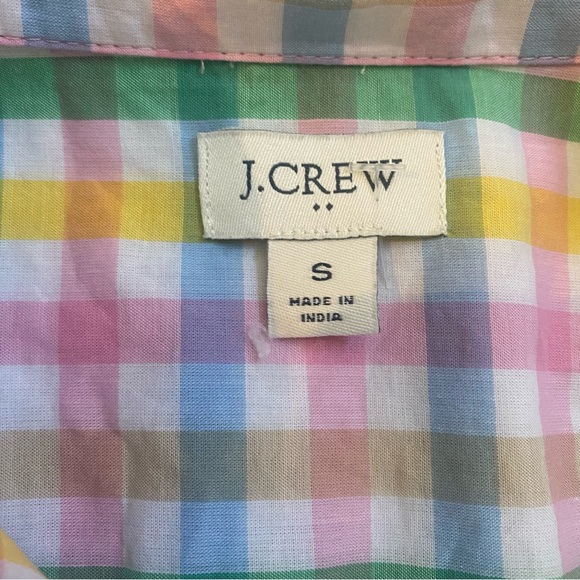 J. Crew Multicolor Plaid Button Down Shirt - Picture 2 of 7